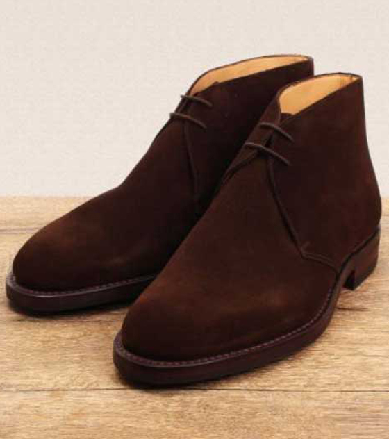 極美品　Crockett&Jones CHERTSEY チャッカブーツ 茶 極美品 Crockett&Jones CHERTSEY チャッカブーツ 茶